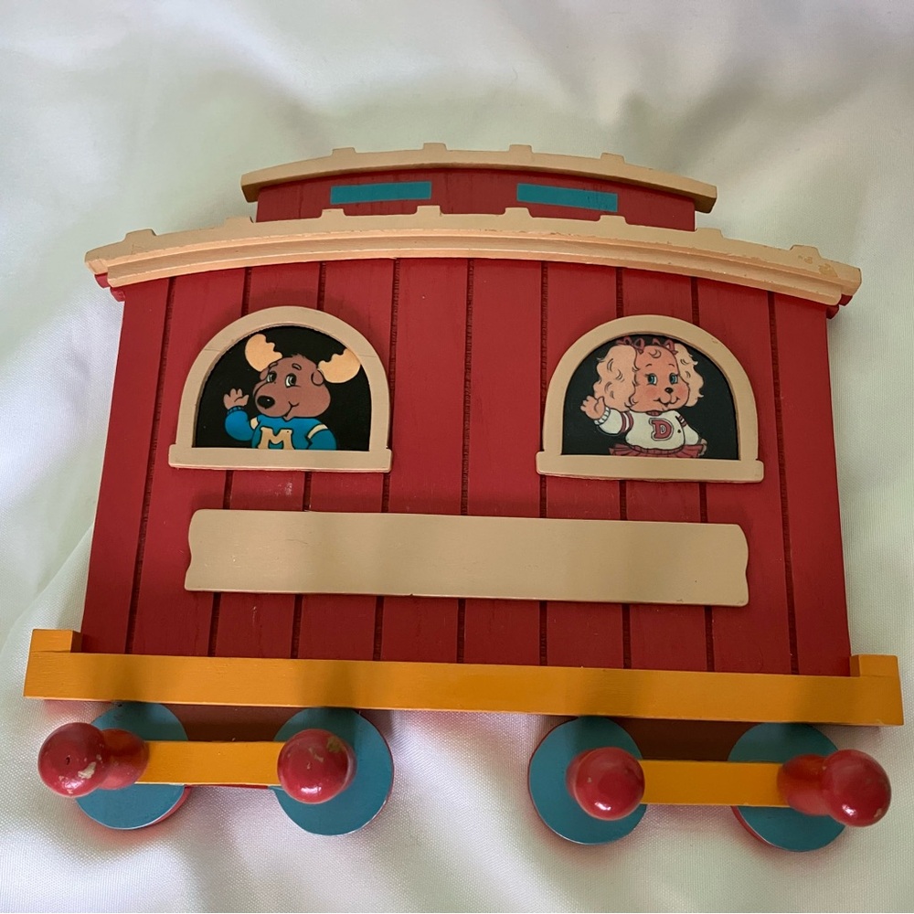 Vintage Get Along Gang Wooden Hanger